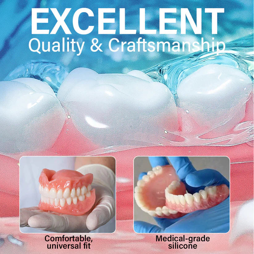 DarkFairy® Medical Full Denture with Strong Suction ✅ Made and Shipped from the USA🍀