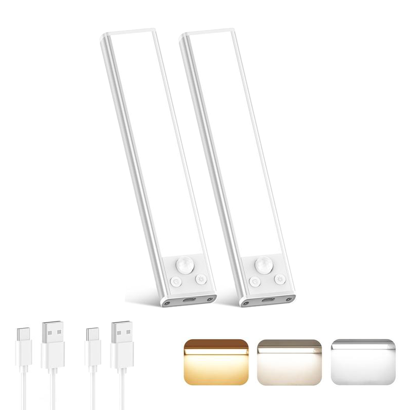 DARKFAIRY Under Cabinet Lights,76LED Motion Sensor Night Light Indoor